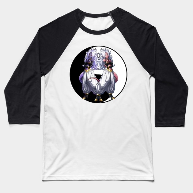 Android 21 Baseball T-Shirt by Bajingseng